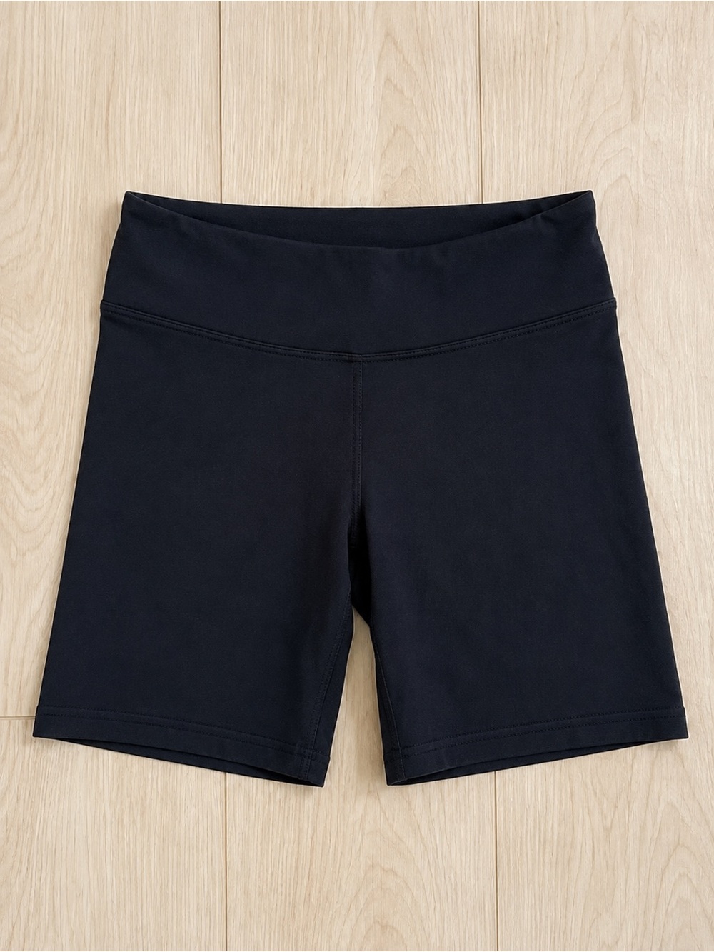 TNA Black High-Waist Bike Shorts